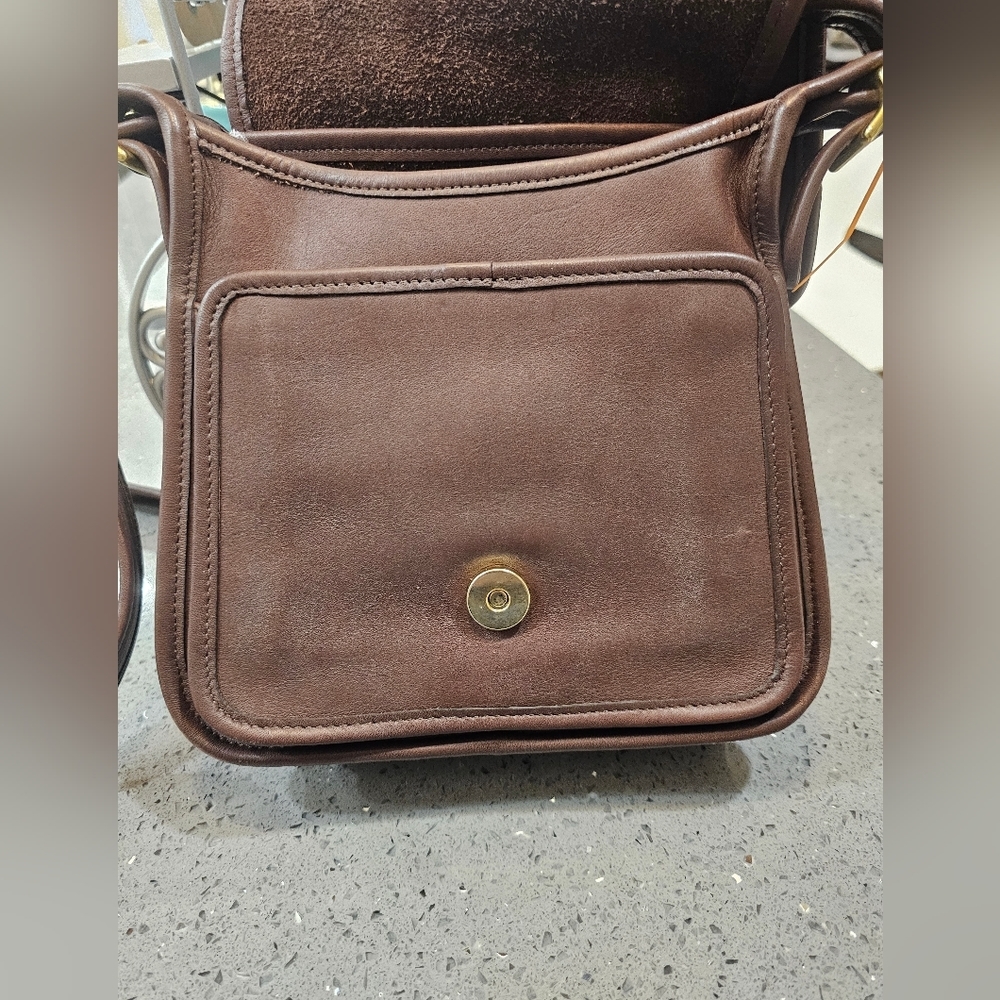 Coach Mahogany Brown Vintage Legacy Medium Studio Flap Bag. - Picture 6 of 17